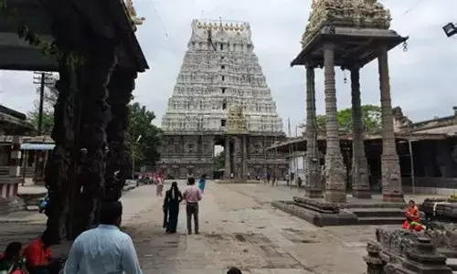 திருவண்ணாமலை அருணாசலேஸ்வரர் கோவிலில் போலீசார்-ஆந்திர பக்தர்களிடையே கைகலப்பு