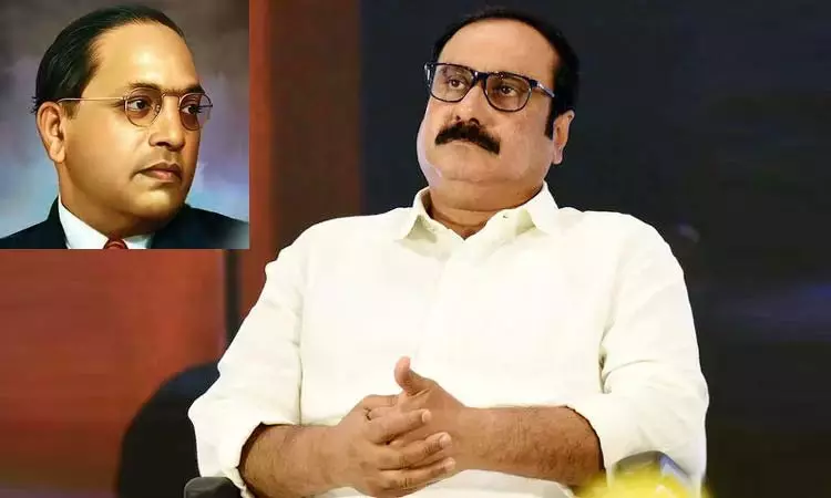 அம்பேத்கர் இல்லாமல் இந்திய அரசியல் இல்லை; அன்புமணி ராமதாஸ் புகழாரம் அம்பேத்கர் இல்லாமல் இந்திய அரசியல் இல்லை; அன்புமணி ராமதாஸ் புகழாரம்