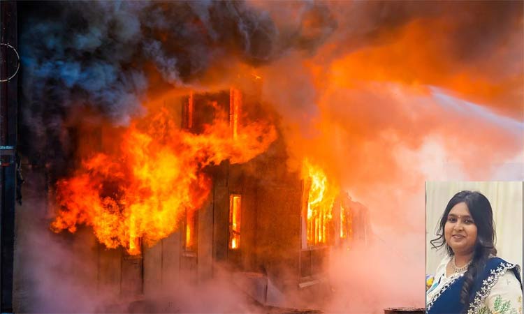 அமெரிக்கா: தீ விபத்தில் சிக்கி இந்திய மாணவி பலி