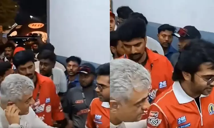 Actor Simbu with Ajith Kumar in Malaysia Actor Simbu with Ajith Kumar in Malaysia