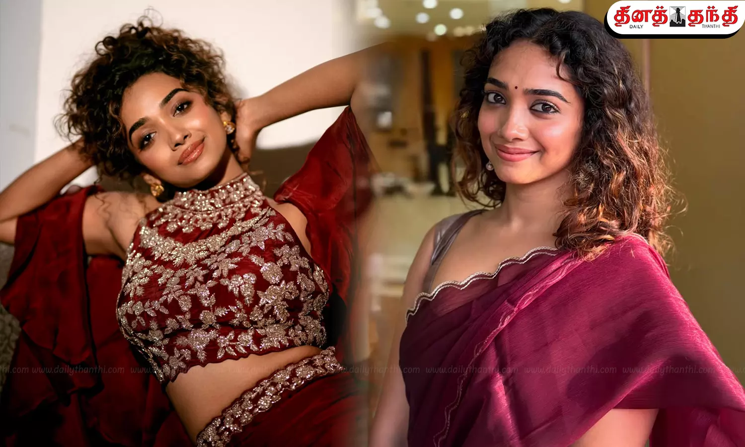 நடிகை சான்வி மேக்னாவின் லேட்டஸ்ட் கிளிக்ஸ்!