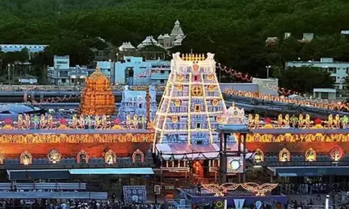 திருப்பதி ஏழுமலையான் கோவிலில் வி.ஐ.பி. பிரேக் தரிசனம் ரத்து- தேவஸ்தானம் தகவல் திருப்பதி ஏழுமலையான் கோவிலில் வி.ஐ.பி. பிரேக் தரிசனம் ரத்து- தேவஸ்தானம் தகவல்