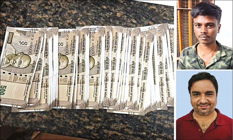 தூத்துக்குடியில் 500 ரூபாய் போலி நோட்டுகளை புழக்கத்தில் விட்ட 2 பேர் கைது