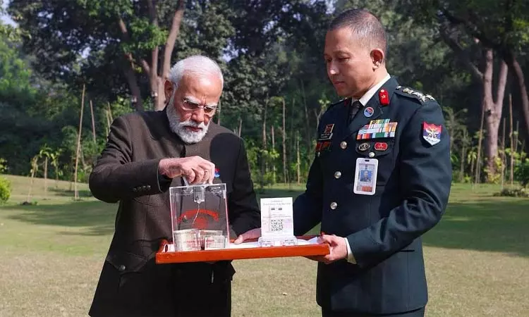 படைவீரர் கொடி நாள் நிதிக்கு பங்களிப்போம்; பிரதமர் மோடி அழைப்பு படைவீரர் கொடி நாள் நிதிக்கு பங்களிப்போம்; பிரதமர் மோடி அழைப்பு