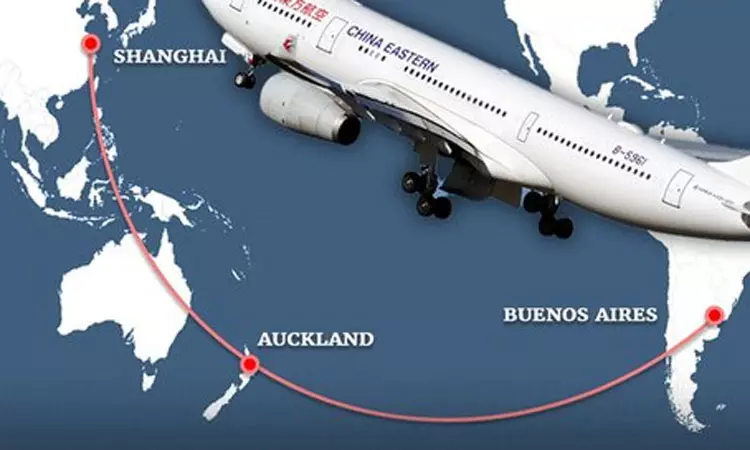 உலகின் மிக நீளமான விமானப் பயணம் உலகின் மிக நீளமான விமானப் பயணம்