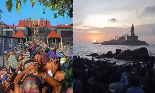 கன்னியாகுமரிக்கு அய்யப்ப பக்தர்களின் வருகை அதிகரிப்பு