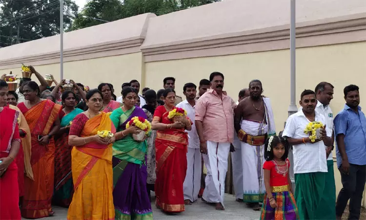 திருவெண்காடு: பால்குடம் எடுத்து அகோரமூர்த்தி சுவாமியை வழிபட்ட பக்தர்கள்