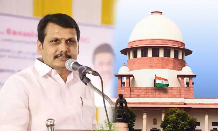 செந்தில் பாலாஜிக்கு ஜாமீன் தளர்வுகள்; வாரம் இருமுறை ஆஜராக தேவையில்லை - சுப்ரீம் கோர்ட்டு உத்தரவு செந்தில் பாலாஜிக்கு ஜாமீன் தளர்வுகள்; வாரம் இருமுறை ஆஜராக தேவையில்லை - சுப்ரீம் கோர்ட்டு உத்தரவு