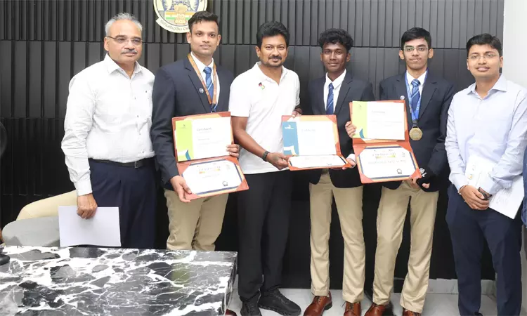 ஆசிய உலகத்திறன் தைபே 2025 போட்டியில் பதக்கம் வென்றவர்களுக்கு ஊக்கத்தொகை: உதயநிதி ஸ்டாலின் வழங்கினார்