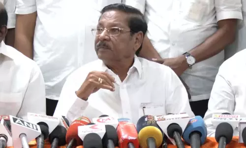 எங்களுக்கு மடியில் கனமில்லை; வழியில் பயமில்லை: பாஜக அரசை துணிச்சலாக எதிர்ப்போம் - ஆர்.எஸ்.பாரதி பேட்டி எங்களுக்கு மடியில் கனமில்லை; வழியில் பயமில்லை: பாஜக அரசை துணிச்சலாக எதிர்ப்போம் - ஆர்.எஸ்.பாரதி பேட்டி