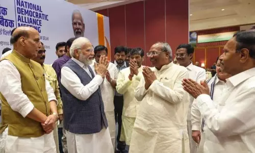 தேசிய ஜனநாயக கூட்டணி எம்.பி.க்களுக்கு நாளை மறுநாள் பிரதமர் மோடி விருந்து தேசிய ஜனநாயக கூட்டணி எம்.பி.க்களுக்கு நாளை மறுநாள் பிரதமர் மோடி விருந்து