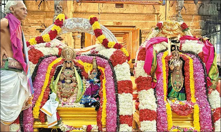 காஞ்சிபுரம் ஏகாம்பரநாதர் கோவிலில் திருக்கல்யாண உற்சவம்