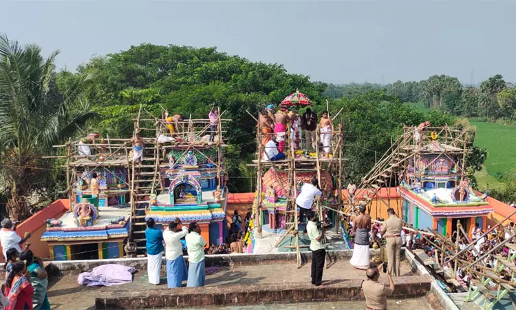 தளிகைவிடுதி ஆனந்தவள்ளி அம்மன் கோவில் கும்பாபிஷேகம் தளிகைவிடுதி ஆனந்தவள்ளி அம்மன் கோவில் கும்பாபிஷேகம்