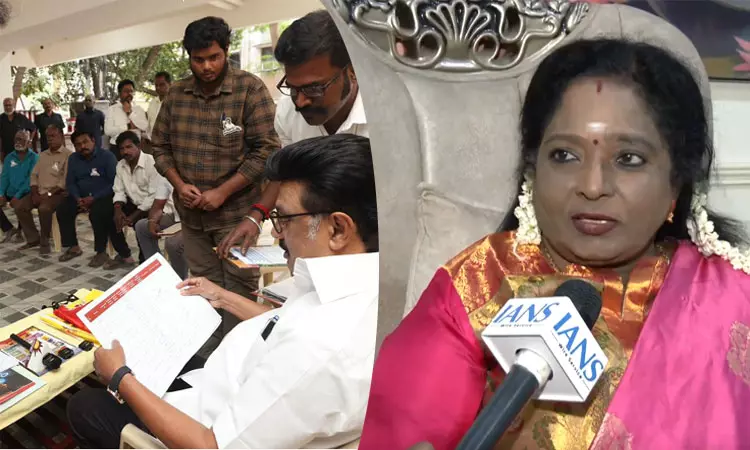 திமுகவுக்கு ஷாக் கொடுப்பார் ஷா - தமிழிசை சவுந்தரராஜன் திமுகவுக்கு ஷாக் கொடுப்பார் ஷா - தமிழிசை சவுந்தரராஜன்