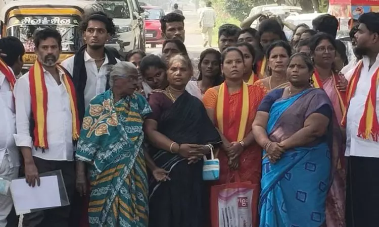 பனையூர்: காத்திருக்கும் தவெக உறுப்பினர்கள் பனையூர்: காத்திருக்கும் தவெக உறுப்பினர்கள்