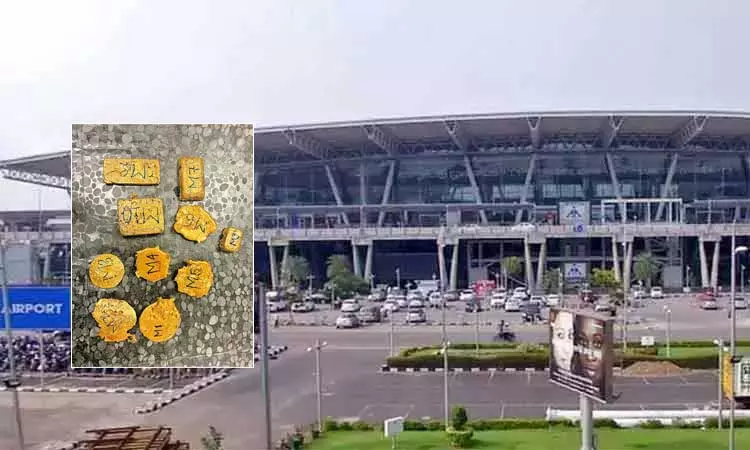 சென்னை விமான நிலையத்தில் ரூ.11.5 கோடி மதிப்பிலான கடத்தல் தங்கம் பறிமுதல் - 5 பேர் கைது சென்னை விமான நிலையத்தில் ரூ.11.5 கோடி மதிப்பிலான கடத்தல் தங்கம் பறிமுதல் - 5 பேர் கைது