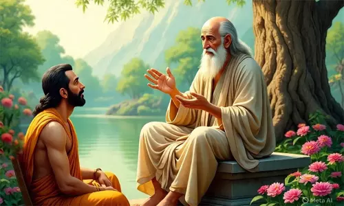 அரசனின் மனத்துயரத்திற்கு மருந்திட்ட துறவி அரசனின் மனத்துயரத்திற்கு மருந்திட்ட துறவி