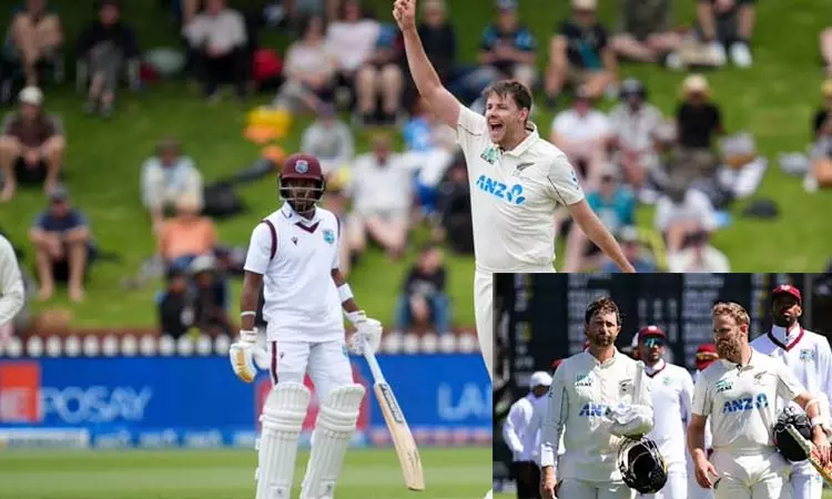 வெஸ்ட் இண்டீசுக்கு எதிரான 2வது டெஸ்ட்: நியூசிலாந்து அபார வெற்றி வெஸ்ட் இண்டீசுக்கு எதிரான 2வது டெஸ்ட்: நியூசிலாந்து அபார வெற்றி
