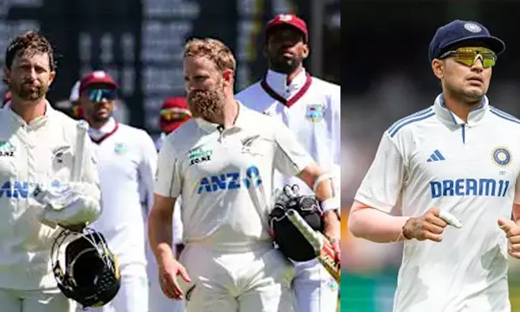 நியூசிலாந்து வெற்றி: உலக டெஸ்ட் சாம்பியன்ஷிப் புள்ளி பட்டியலில் சரிவை சந்தித்த இந்தியா நியூசிலாந்து வெற்றி: உலக டெஸ்ட் சாம்பியன்ஷிப் புள்ளி பட்டியலில் சரிவை சந்தித்த இந்தியா