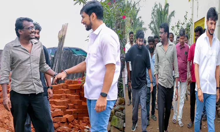 கவுதம் ராம் கார்த்திக் படப்பிடிப்பை துவக்கி வைத்த மாரி செல்வராஜ் கவுதம் ராம் கார்த்திக் படப்பிடிப்பை துவக்கி வைத்த மாரி செல்வராஜ்