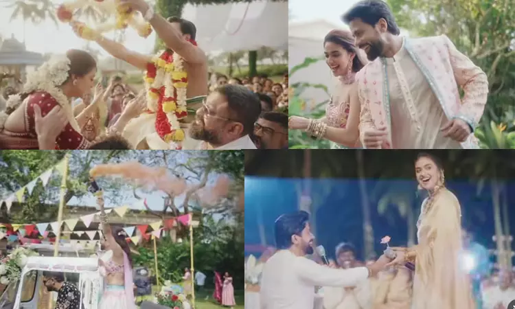 Keerthy Suresh marks anniversary with Goa wedding reel Keerthy Suresh marks anniversary with Goa wedding reel