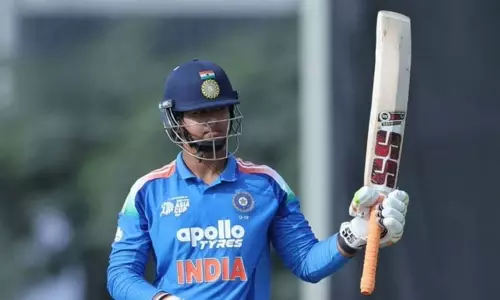 ஜூனியர் ஆசிய கோப்பை கிரிக்கெட்: ஐக்கிய அரபு அமீரகத்திற்கு இமாலய இலக்கு நிர்ணயித்த இந்தியா ஜூனியர் ஆசிய கோப்பை கிரிக்கெட்: ஐக்கிய அரபு அமீரகத்திற்கு இமாலய இலக்கு நிர்ணயித்த இந்தியா