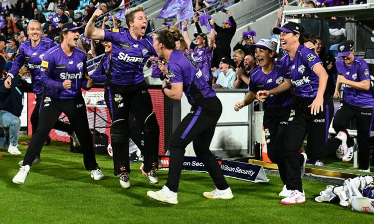 மகளிர் பிக் பாஷ் லீக்: ஹோபார்ட் ஹரிகேன்ஸ் சாம்பியன்