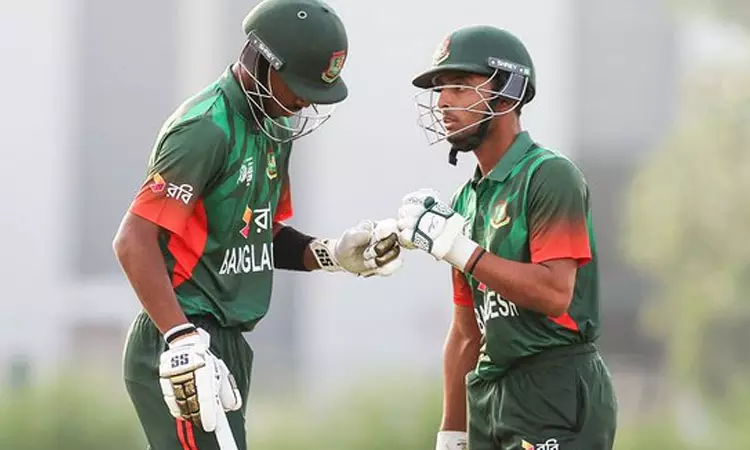 ஜூனியர் ஆசிய கோப்பை கிரிக்கெட்: ஆப்கானிஸ்தானை வீழ்த்தி வங்காளதேசம் வெற்றி ஜூனியர் ஆசிய கோப்பை கிரிக்கெட்: ஆப்கானிஸ்தானை வீழ்த்தி வங்காளதேசம் வெற்றி