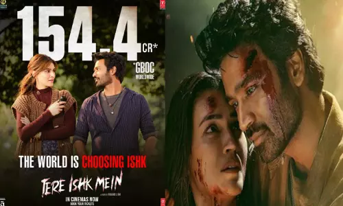 ரூ.154 கோடி வசூலித்த  தனுஷின் “தேரே இஷ்க் மெய்ன்”