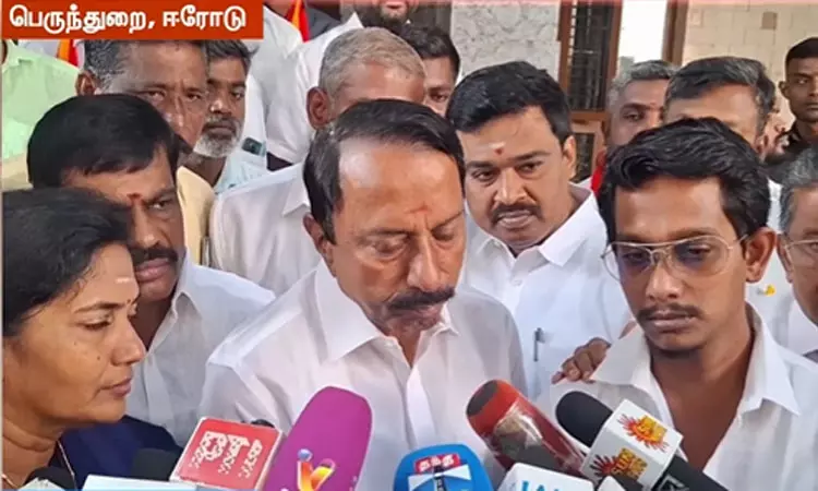 த.வெ.க. விருப்பமனு தேதியை விஜய் அறிவிப்பார்: செங்கோட்டையன் பேட்டி த.வெ.க. விருப்பமனு தேதியை விஜய் அறிவிப்பார்: செங்கோட்டையன் பேட்டி