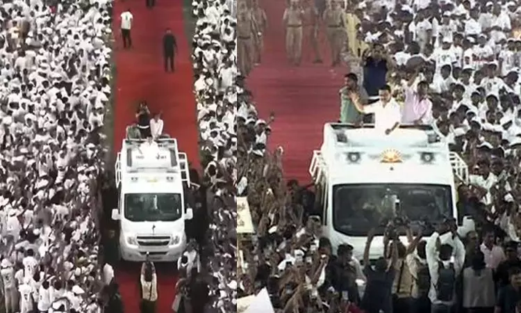 திமுக இளைஞர் அணி மாநாடு தொடங்கியது: முதல்-அமைச்சர் மு.க.ஸ்டாலினுக்கு உற்சாக வரவேற்பு திமுக இளைஞர் அணி மாநாடு தொடங்கியது: முதல்-அமைச்சர் மு.க.ஸ்டாலினுக்கு உற்சாக வரவேற்பு