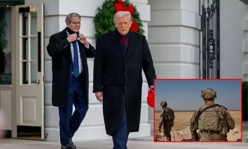 சிரியாவில் ராணுவ வீரர்கள் உட்பட 3 அமெரிக்கர்கள் படுகொலை; டிரம்ப் சூளுரை சிரியாவில் ராணுவ வீரர்கள் உட்பட 3 அமெரிக்கர்கள் படுகொலை; டிரம்ப் சூளுரை