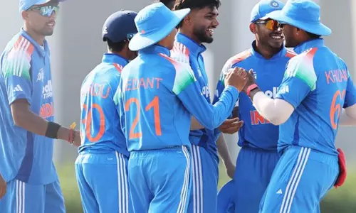 அபார பந்துவீச்சு.. பாகிஸ்தானை வீழ்த்தி 2-வது வெற்றியை பதிவு செய்த இந்தியா அபார பந்துவீச்சு.. பாகிஸ்தானை வீழ்த்தி 2-வது வெற்றியை பதிவு செய்த இந்தியா