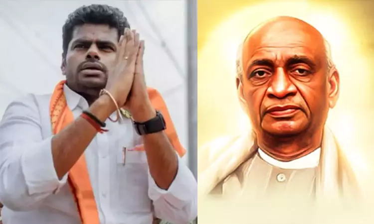 சர்தார் வல்லபாய் படேல் நினைவு தினம் - அண்ணாமலை புகழஞ்சலி சர்தார் வல்லபாய் படேல் நினைவு தினம் - அண்ணாமலை புகழஞ்சலி