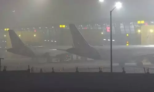 டெல்லியில் கடும் பனிமூட்டம்: ரெயில், விமான சேவை பாதிப்பு டெல்லியில் கடும் பனிமூட்டம்: ரெயில், விமான சேவை பாதிப்பு