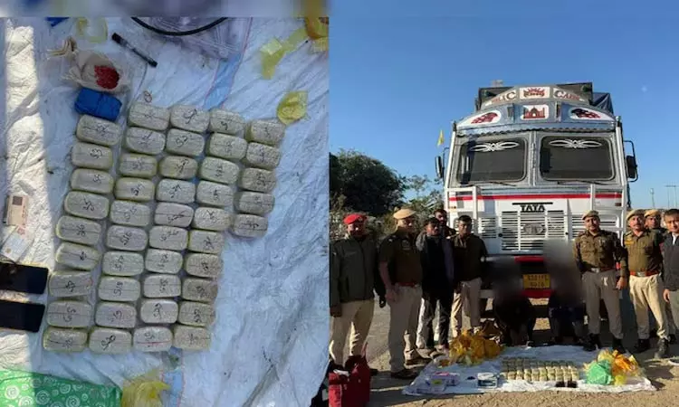 அசாம்: லாரியில் கடத்தி வரப்பட்ட ரூ. 26 கோடி மதிப்புள்ள போதைப்பொருள் பறிமுதல் அசாம்: லாரியில் கடத்தி வரப்பட்ட ரூ. 26 கோடி மதிப்புள்ள போதைப்பொருள் பறிமுதல்