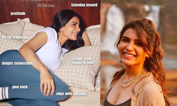 ’2026-ல் என்னுடைய தீர்மானம் இதுதான்’: கவனத்தை ஈர்த்த சமந்தாவின் பதிவு