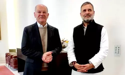 ஜெர்மனி முன்னாள் பிரதமருடன் ராகுல் காந்தி சந்திப்பு