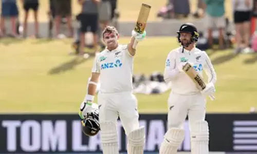 ஐ.சி.சி. டெஸ்ட் சாம்பியன்ஷிப்: உலக சாதனை படைத்த கான்வே - லதாம் ஜோடி