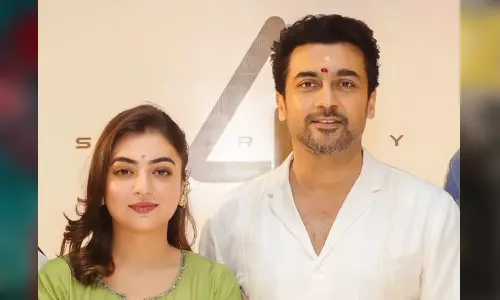 Nazriya gives an update on the Suriya47 film