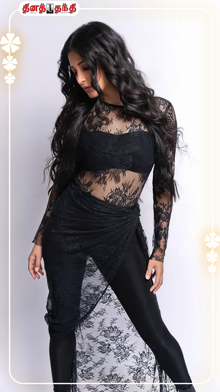 நடிகை சுருதிஹாசனின் லேட்டஸ்ட் கிளிக்ஸ்.!!