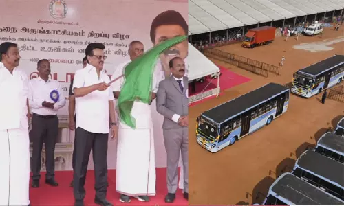 நெல்லையில் 15 புதிய பஸ் போக்குவரத்து சேவையை தொடங்கி வைத்தார் முதல்-அமைச்சர் மு.க.ஸ்டாலின்