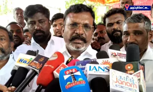 தி.மு.க. வெறுப்பு; விஜய் சொந்தமாக பேசுவது போல் தெரியவில்லை - திருமாவளவன்