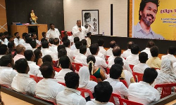 நாளை தவெகவின் மாவட்ட செயலாளர்கள் கூட்டம்