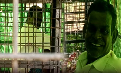 சிறுத்தை கூண்டில் சிக்கிய விவசாயி