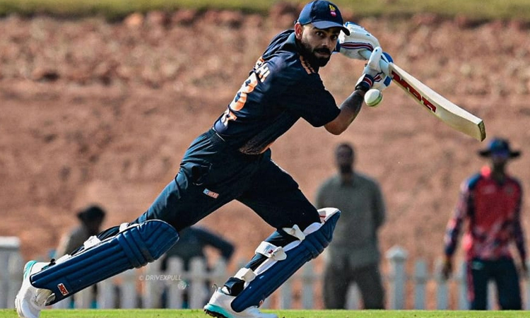 விஜய் ஹசாரே கோப்பை: கோலி அபார சதம்...டெல்லி  வெற்றி