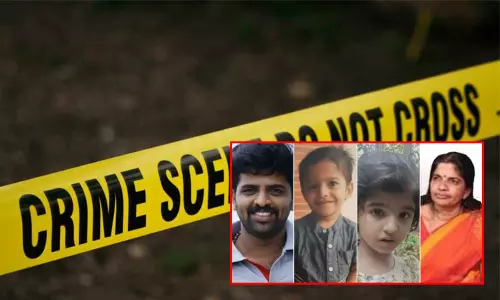 கேரளாவில் பரிதாபம்; பிரிந்து வாழும் மனைவியிடம் குழந்தைகளை ஒப்படைக்க மனமின்றி... கணவர் எடுத்த விபரீத முடிவு