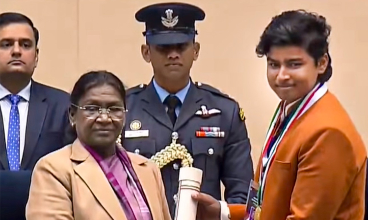 வைபவ் சூர்யவன்ஷிக்கு உயரிய விருதை வழங்கி கவுரவித்த ஜனாதிபதி