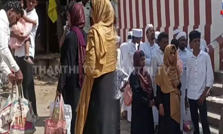 திருப்பரங்குன்றம் மலையில் பிரியாணியுடன் ஏற முயற்சி; கேரளாவை சேர்ந்தவர்களை தடுத்து நிறுத்திய போலீசார்