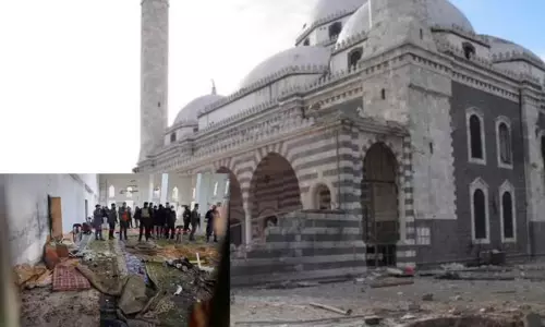 சிரியா: மத வழிபாட்டு தலத்தில் குண்டு வெடிப்பு - 8 பேர் பலி